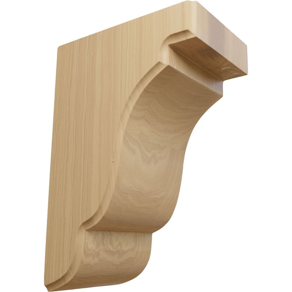 Ekena Millwork 3 1/2"W x 5"D x 7 1/2"H Bedford Bracket, Cherry BKTW04X05X08BECH - main